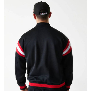 Chaqueta Bomber NBA Chicago Bulls New Era Panel negro