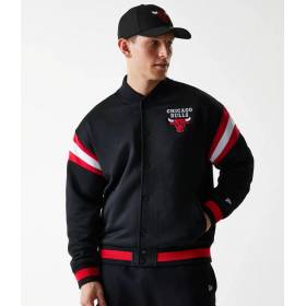 Chaqueta Bomber NBA Chicago Bulls New Era Panel negro