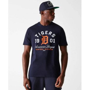 T-Shirt MLB Detroit Tigers New Era Wordmark bleu marine