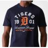 T-Shirt MLB Detroit Tigers New Era Wordmark bleu marine