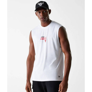 Débardeur NBA Chicago Bulls New Era Essential Blanc