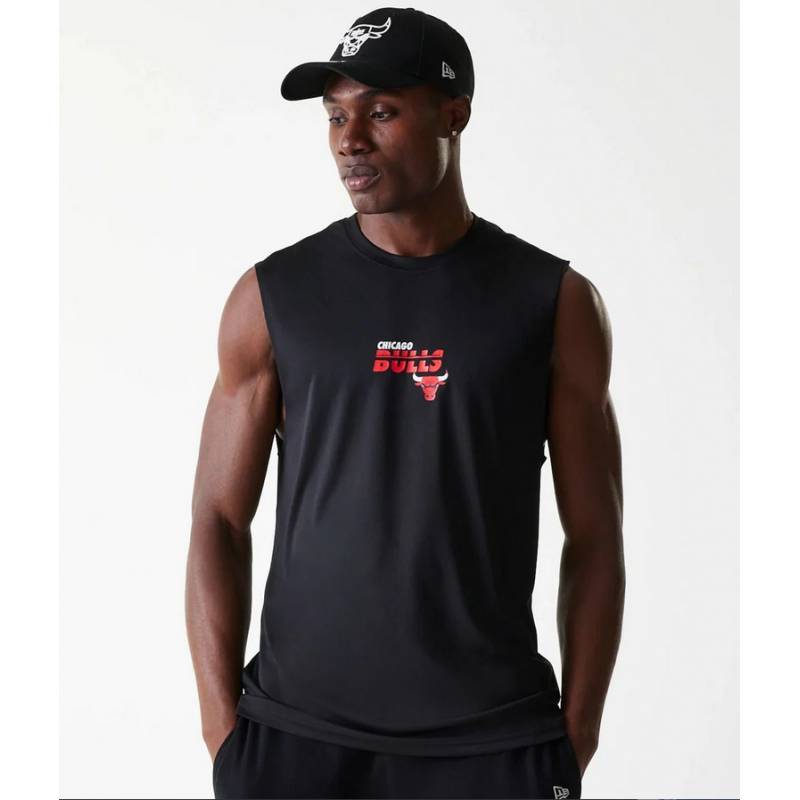 Estibador NBA Chicago Bulls New Era Essential Negro