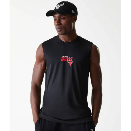 Estibador NBA Chicago Bulls New Era Essential Negro
