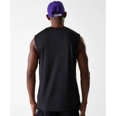Men's New Era Essential Tank NBA Los Angeles Lakers black