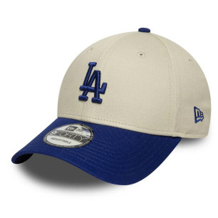 Casquette MLB Los Angeles Dodgers New Era Color Block 9FORTY Crème