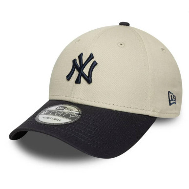 Gorra MLB New York Yankees New Era Color Block 9FORTY Crema