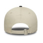 New Era Color Block 9FORTY Cap MLB New York Yankees Cream