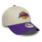 Gorra NBA Los Angeles Lakers New Era Los Angeles Lakers 9FORTY Crema Gorra NBA Los Angeles Lakers New Era Los Angeles Lakers 9FORTY Crema