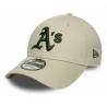 New Era League essential 9FORTY Cap MLB Oakland Athletics Cream