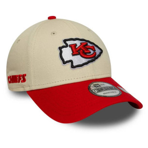 New Era Wordmark 9FORTY cap NFL Kansas City Chiefs Cream