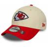 Gorra NFL Kansas City Chiefs New Era Wordmark 9FORTY Crema Gorra NFL Kansas City Chiefs New Era Wordmark 9FORTY Crema