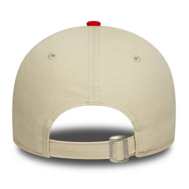 Casquette NFL Kansas City Chiefs New Era Wordmark 9FORTY Crème