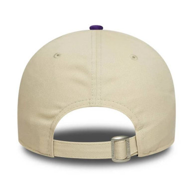 Gorra NFL Minnesota Vikings New Era Wordmark 9FORTY Crema