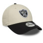 Gorra NFL Las Vegas Raiders New Era Color Block 9FORTY Crema nino Gorra NFL Las Vegas Raiders New Era Color Block 9FORTY Crema nino
