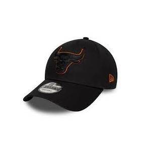 Gorra NBA Chicago Bulls New Era Team Outline 9FORTY Negro
