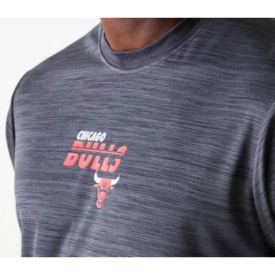 Camiseta NBA Chicago Bulls Negra – New Era Essential Oficial