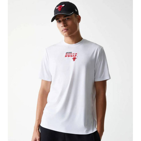 New Era Essential NBA t-shirt Chicago Bulls White