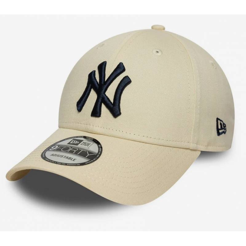 Casquette MLB New York Yankees New Era Side Patch 9Forty beige