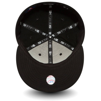 Gorra MLB New York Yankees New Era 59FIFTY Negra – Logo Blanco Oficial