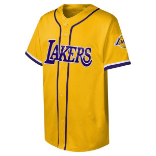 Kid's Outerstuff NBA Los Angeles Lakers Baseball Jersey