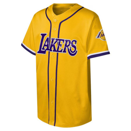 Camiseta de beisbol NBA Los Angeles Lakers Outerstuff para niños