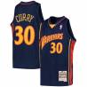 Maillot NBA Stephen Curry Golden State Warriors 2009 Mitchell & ness Hardwood Classic Bleu marine Pour enfant Maillot NBA Stephen Curry Golden State Warriors 2009 Mitchell & ness Hardwood Classic Bleu marine Pour enfant