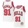Maillot NBA Dennis Rodman Chicago Bulls 1997-98 Mitchell & Ness Hardwood Classic Blanc Pour enfant