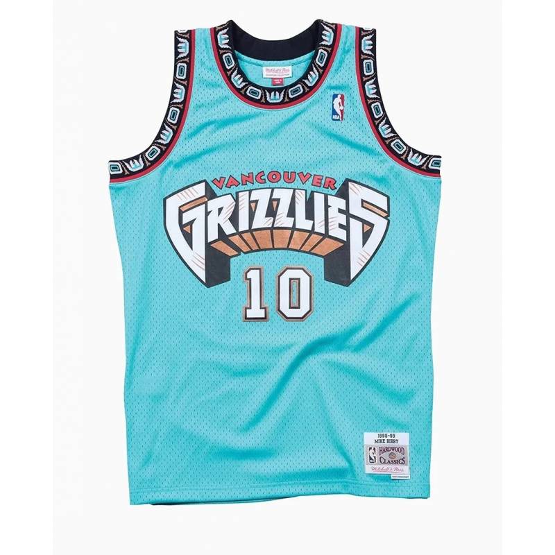 Camiseta NBA Mike Bibby Vancouver Grizzlies 1998-99 Mitchell & Ness Hardwood Classic verde para niños