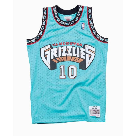 Camiseta NBA Mike Bibby Vancouver Grizzlies 1998-99 Mitchell & Ness Hardwood Classic verde para niños