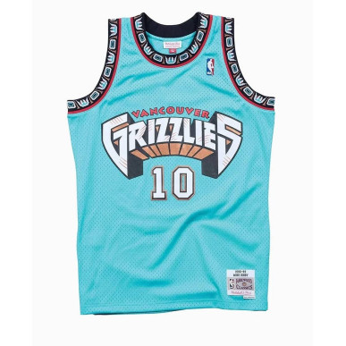 Kid's Mitchell & Ness Hardwood Classic NBA Jersey Mike Bibby Vancouver Grizzlies 1998-99 Green