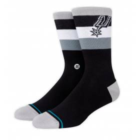 Calcetines NBA San Antonio Spurs Stance St Crew Negro