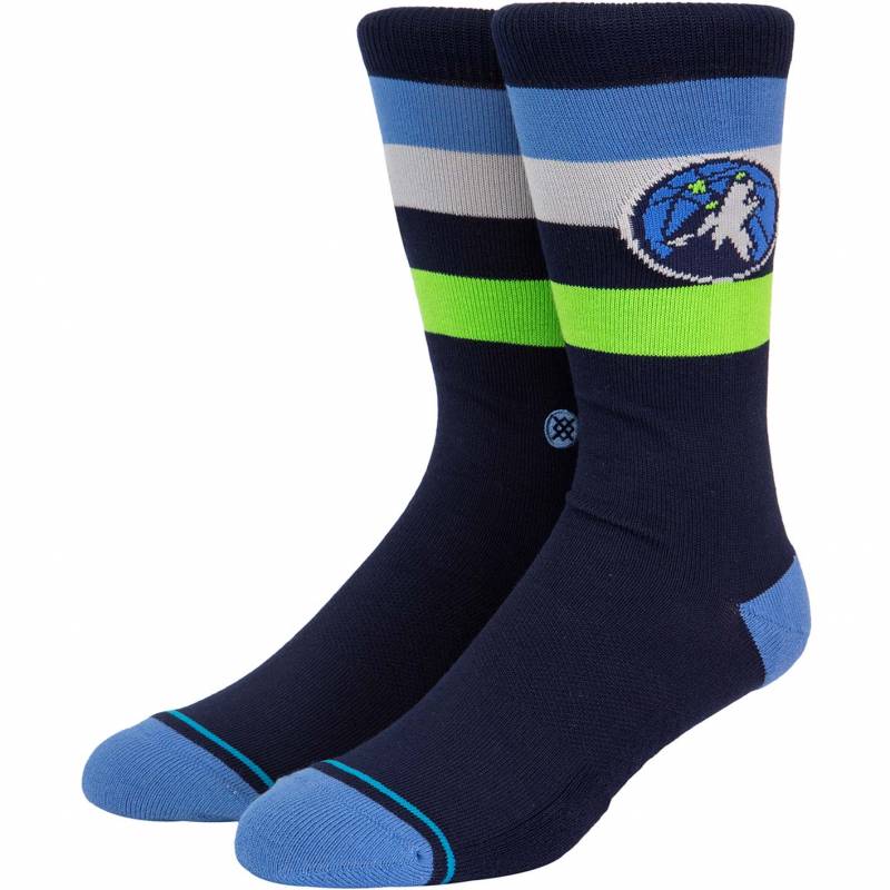 Chaussettes NBA Minnesota Timberwolves Stance St Crew Bleu marine