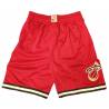 Short NBA Miami Heat Mitchell & Ness Rojo para niño Short NBA Miami Heat Mitchell & Ness Rojo para niño