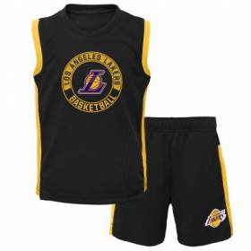 Maillot et Short NBA Los Angeles Lakers Outerstuff Noir pour enfant