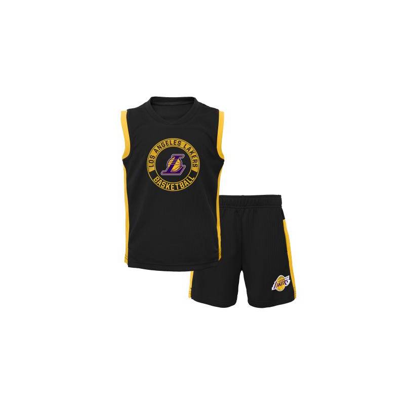 Maillot et Short NBA Los Angeles Lakers Outerstuff Noir pour enfant