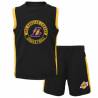 Kid's Outerstuff Jersey and short NBA Los Angeles Lakers Black