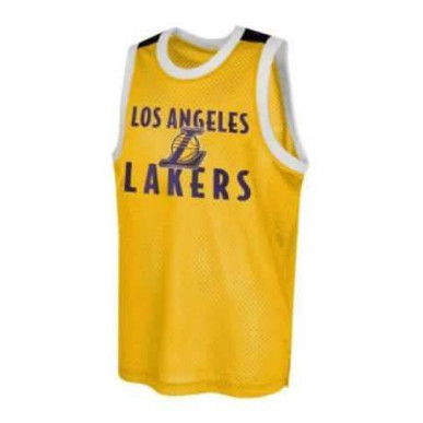 Conjunto NBA Los Angeles Lakers Outerstuff Mesh amarillo para nino