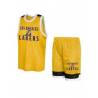 Kid's Outerstuff Jersey and short Mesh NBA Los Angeles Lakers Gold