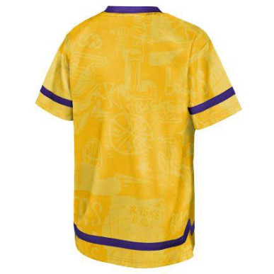 Kids' Outerstuff Getting Up NBA Los Angeles Lakers Top Gold