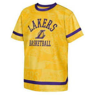 Kids' Outerstuff Getting Up NBA Los Angeles Lakers Top Gold