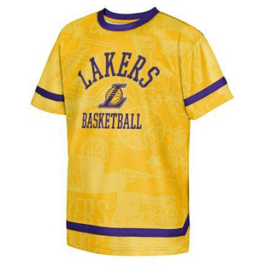 Kids' Outerstuff Getting Up NBA Los Angeles Lakers Top Gold