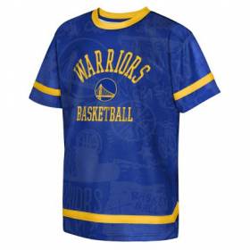 Surmaillot NBA Enfant Golden State Warriors Outerstuff Getting Up Bleu