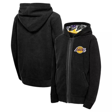 Sweat Zippé Enfant NBA Los Angeles Lakers Outerstuff Key Line Sherpa Full Zip Fleece