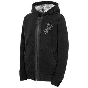 Sweat Zippé Enfant NBA San Antonio Spurs Outerstuff Key Line Sherpa Full Zip Fleece