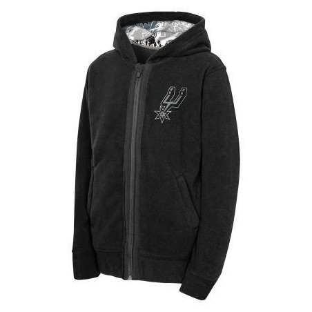 Sweat Zippé Enfant NBA San Antonio Spurs Outerstuff Key Line Sherpa Full Zip Fleece