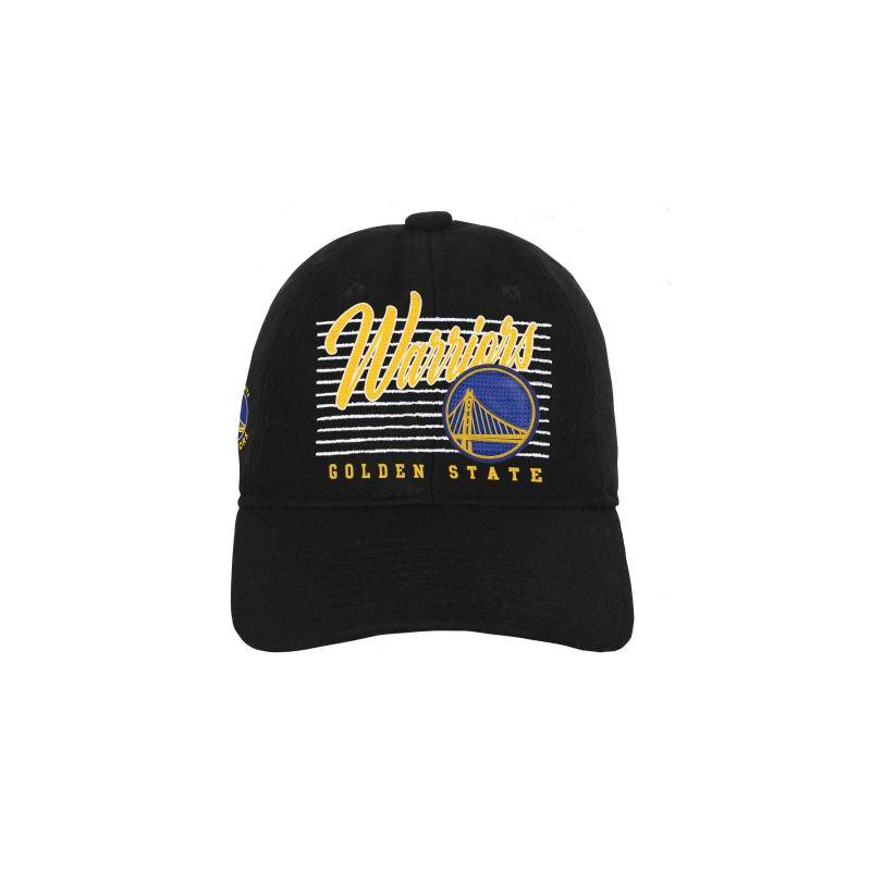 Casquette Enfant NBA Golden State Warriors Outerstuff Retro Wooly Dad Noir
