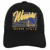 Boy's Outerstuff Retro Wooly Dad Cap NBA Golden State Warriors Black