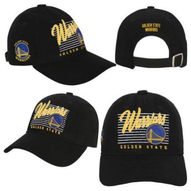 Gorra niño NBA Golden State Warriors Outerstuff Retro Wooly Dad negro