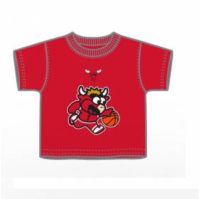 T-shirt NBA Bebe Chicago Bulls Outerstuff Player ready Rojo
