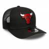 Casquette NBA Chicago Bulls New Era 9Seventy Stretch Snapback Noir